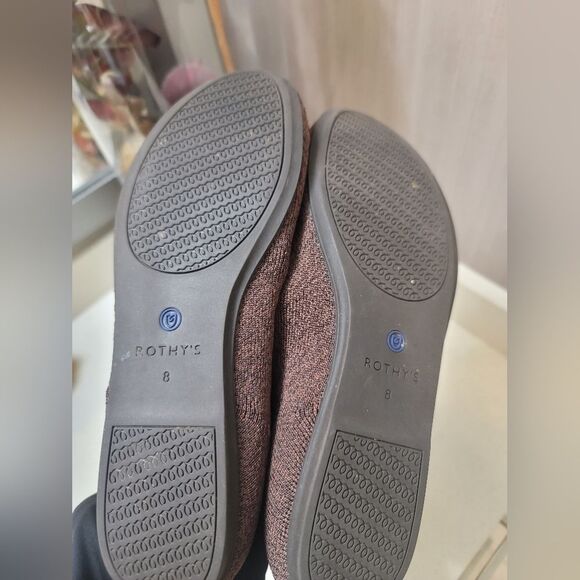 Rothy's Brown/Purple Textured
Flats - so cute for the holidays! - Picture 3 of 5